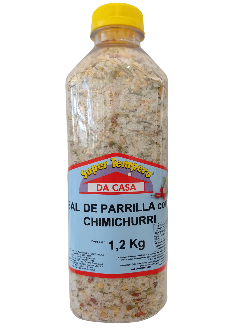 Sal Entrefino de Parrilla com Chimichurri