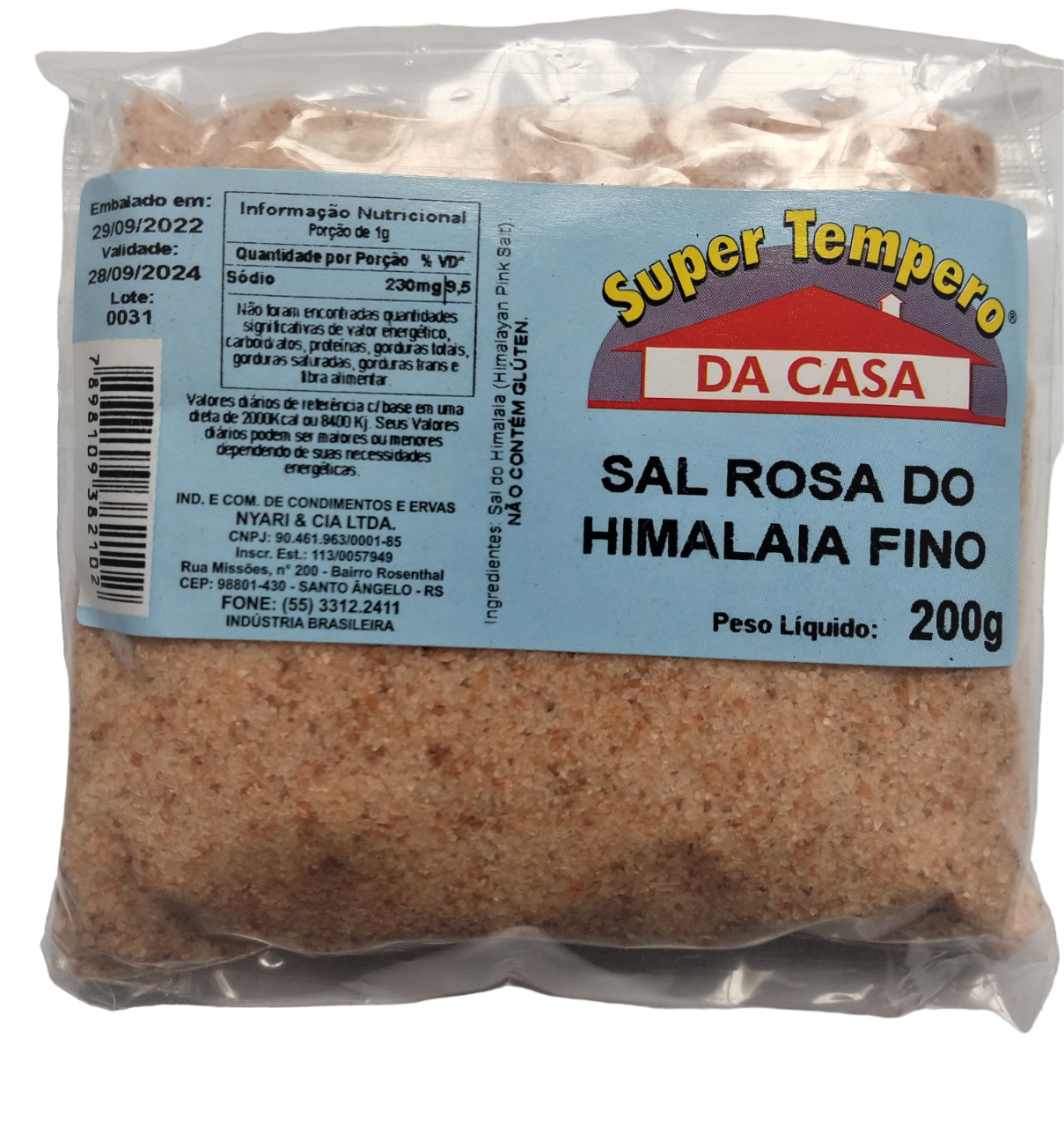 Sal Rosa do Himalaia fino