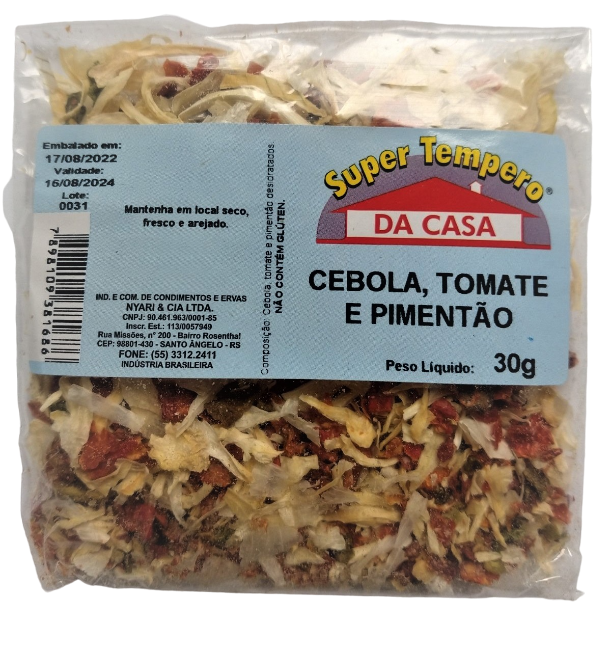 Cebola, Tomate e Pimentão