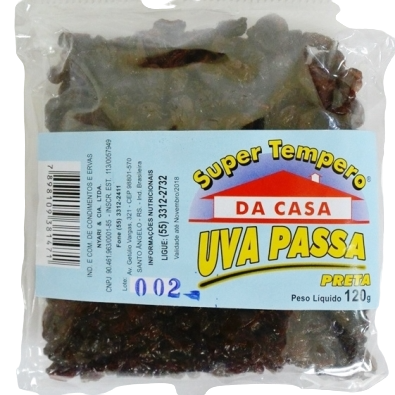 Uva Passa Preta (6u)	